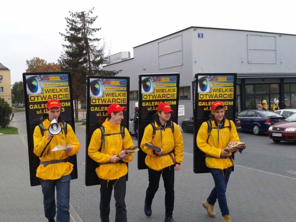Akcja promocyjna z WalkBoardami w Nowym Dworze Mazowieckim dla RTV EURO AGD